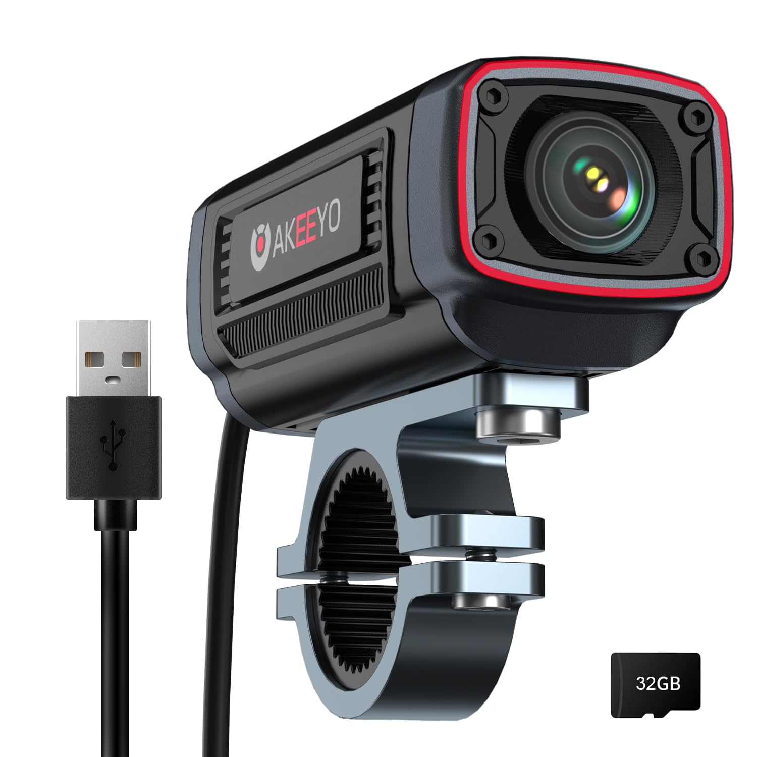 Amazon.com: AKEEYO AKY-710S Motorcycle Camera 4K 28fps, 2K 55fps